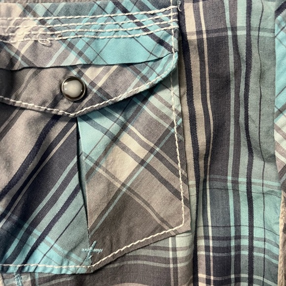 BKE Athletic Fit Pearl Snap Large - Picture 3 of 5